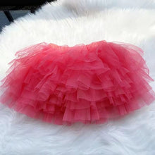 Load image into Gallery viewer, Fluffy Tutu Mesh Skirt