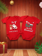 Load image into Gallery viewer, Two Piece Christmas Romper Set
