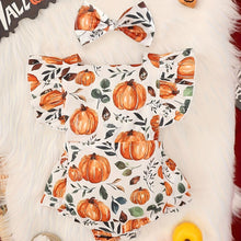 Load image into Gallery viewer, Pumpkin Leaf Print Set
