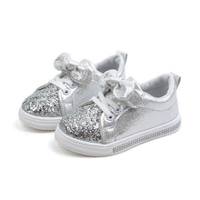 Load image into Gallery viewer, Sequined Bowknot Sneakers
