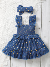 Load image into Gallery viewer, Gold Dot Print Dress Set
