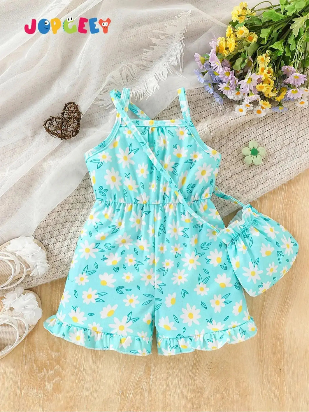 Sunflower Romper Set