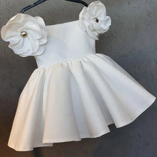 Load image into Gallery viewer, Tulle Petal Sleeve Dress
