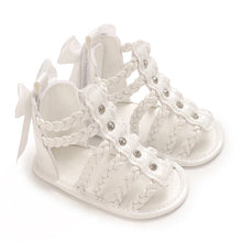 Load image into Gallery viewer, Crown Bow Sandals
