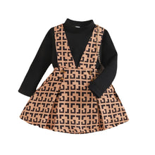 Load image into Gallery viewer, Black High Neck Dress Set
