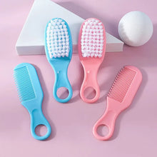 Load image into Gallery viewer, Baby Hairbrush &amp; Comb Set
