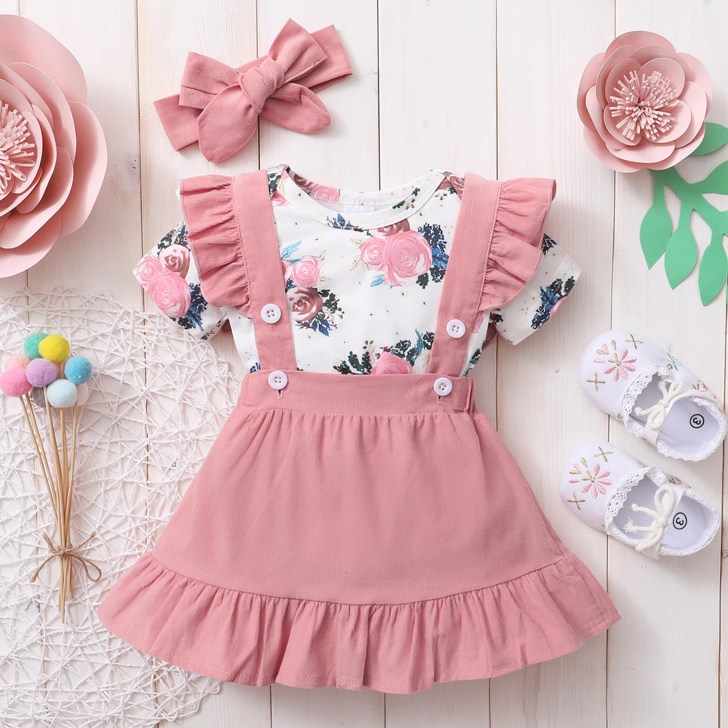 Pink Floral Set
