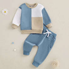 Load image into Gallery viewer, Ribbed Hem Sweatshirt Set
