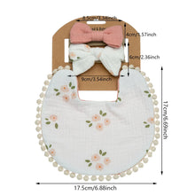 Load image into Gallery viewer, Floral Bib Set
