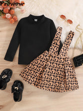 Load image into Gallery viewer, Black High Neck Dress Set
