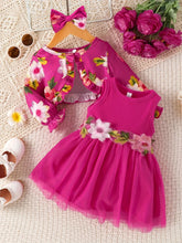 Load image into Gallery viewer, Sleeveless Floral Dress Set
