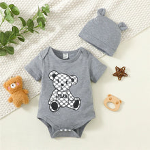 Load image into Gallery viewer, Bear Print Bodysuit Set
