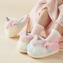 Load image into Gallery viewer, Unicorn Bedroom Slippers
