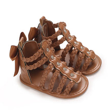 Load image into Gallery viewer, Crown Bow Sandals
