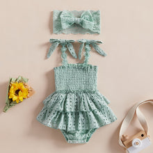Load image into Gallery viewer, Two Piece Lace Romper Set
