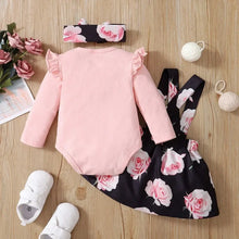 Load image into Gallery viewer, Floral Suspender Set
