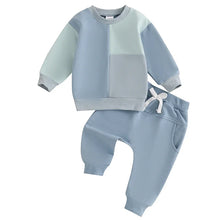 Load image into Gallery viewer, Ribbed Hem Sweatshirt Set
