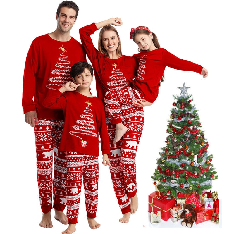 Christmas Tree Pajama Set