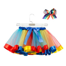 Load image into Gallery viewer, Rainbow Tulle Skirt

