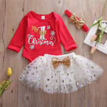 Load image into Gallery viewer, My First Christmas Tutu Set
