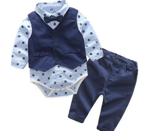 Bow Tie Suit Set.