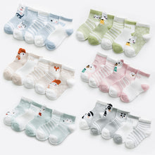 Load image into Gallery viewer, Five Pair Baby Socks Set
