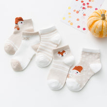 Load image into Gallery viewer, Five Pair Baby Socks Set
