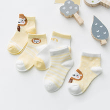 Load image into Gallery viewer, Five Pair Baby Socks Set
