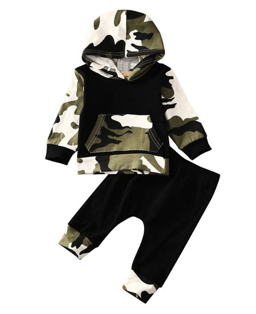 Hooded Pullover & Pants Set.
