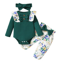 Load image into Gallery viewer, Three Piece Bodysuit &amp; Pants Set.
