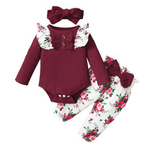 Load image into Gallery viewer, Three Piece Bodysuit &amp; Pants Set.

