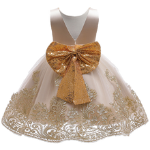 Load image into Gallery viewer, Sequined Big Bow Dress
